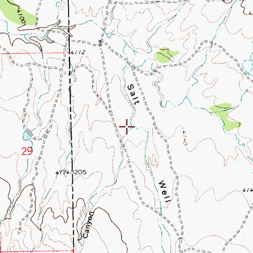 Topographic Map of Bob Smith Canyon, TX
