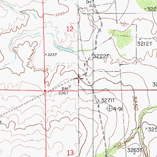 Topographic Map of Boone Beach Ranch (historical), NM