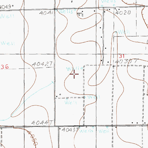 Topographic Map of Boone Draw, NM