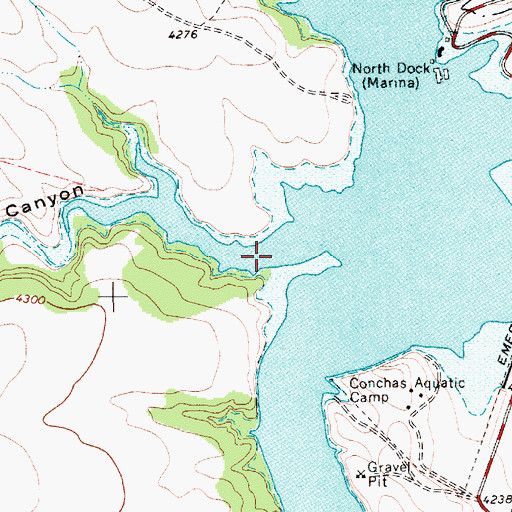 Topographic Map of Boot Canyon, NM