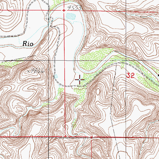 Topographic Map of Border Canyon, NM
