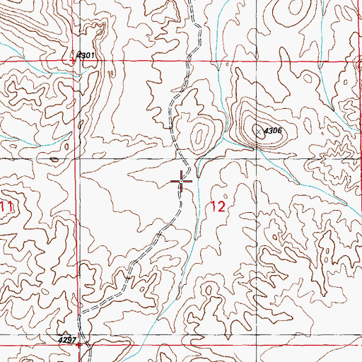 Topographic Map of Box Canyon Windmill, NM