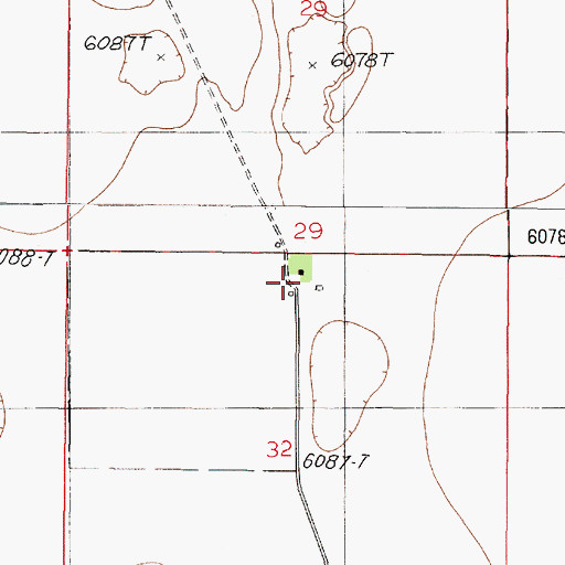 Topographic Map of Brandenburg Ranch, NM