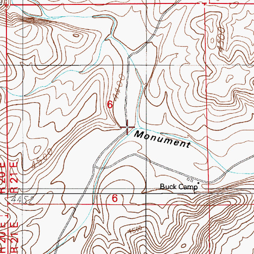 Topographic Map of Brushy Canyon, NM
