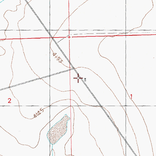 Topographic Map of Burtch Windmill, NM