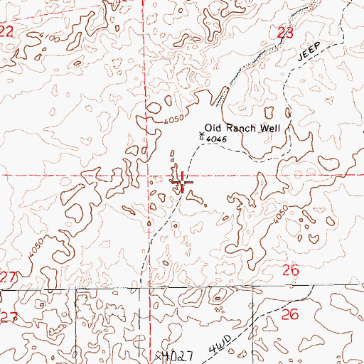 Topographic Map of Butler Draw, NM