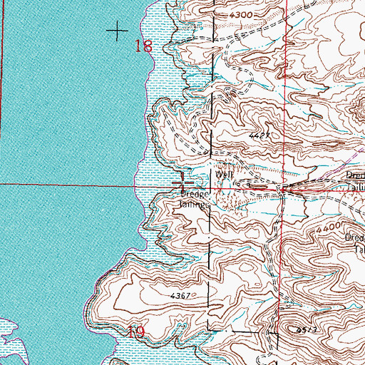 Topographic Map of Caballo Canyon, NM