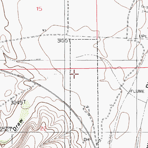 Topographic Map of Calabaza Draw, NM