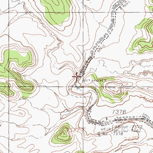 Topographic Map of Canada de Tio Roque, NM