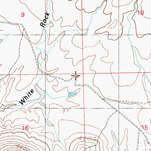 Topographic Map of Canador Peak Windmill, NM