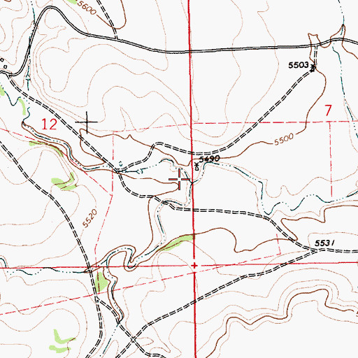 Topographic Map of Cedar Creek, NM