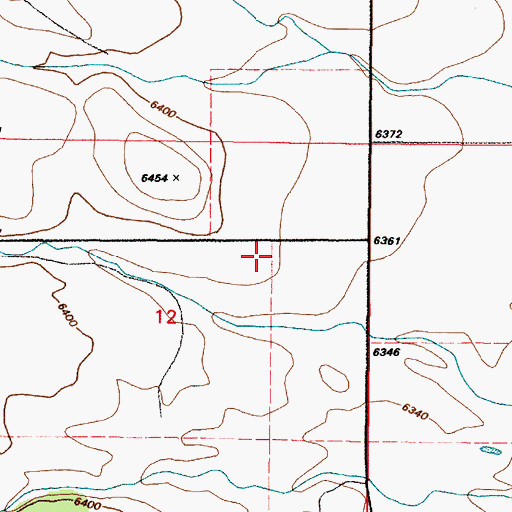 Topographic Map of Cedar Grove Church, NM