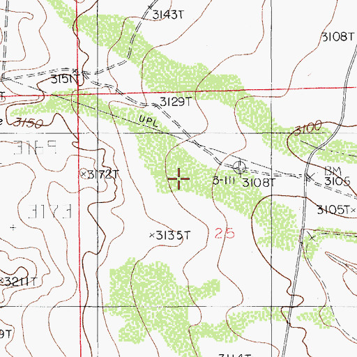 Topographic Map of Cement Tank Well, NM