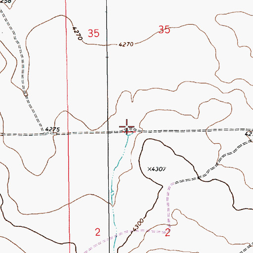 Topographic Map of Chapman Draw, NM
