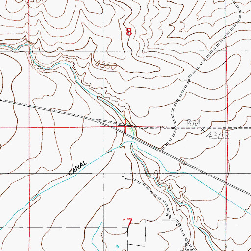 Topographic Map of Charley White Draw, NM
