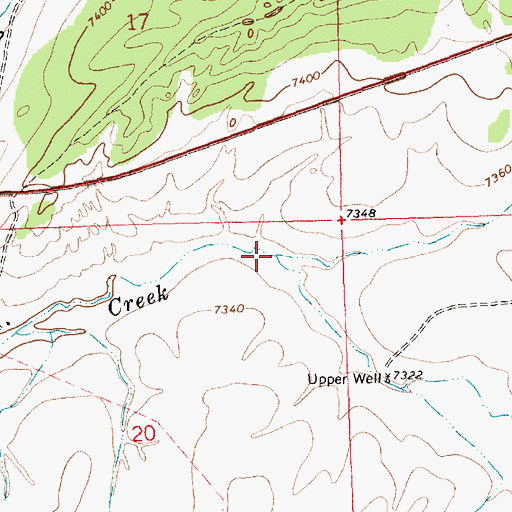 Topographic Map of Chavez Draw, NM