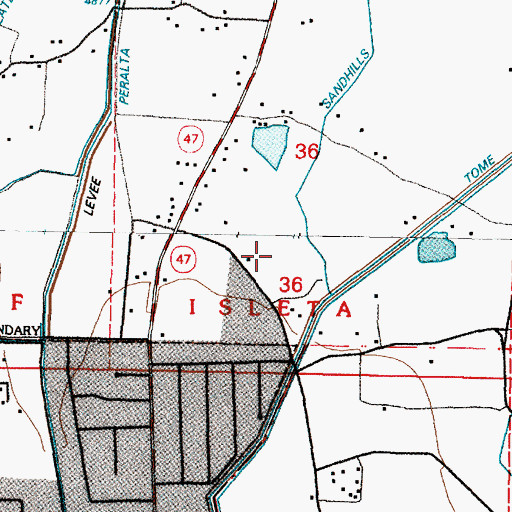 Topographic Map of Chical Indian School, NM