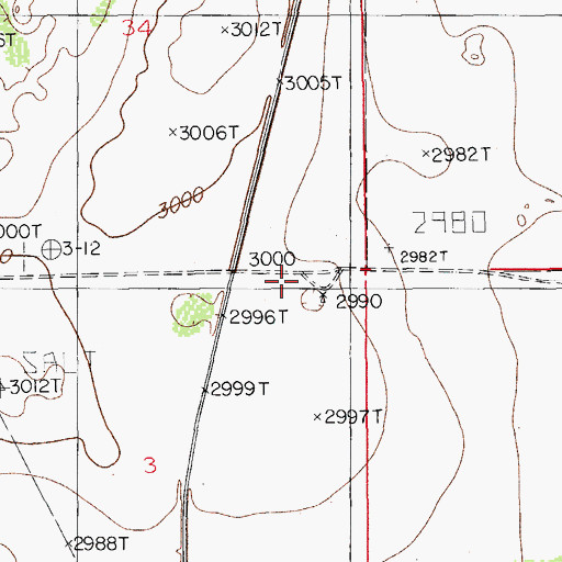 Topographic Map of Chinaberry Well, NM