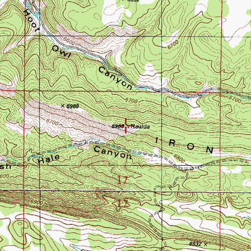Topographic Map of Chupadera Mesa, NM