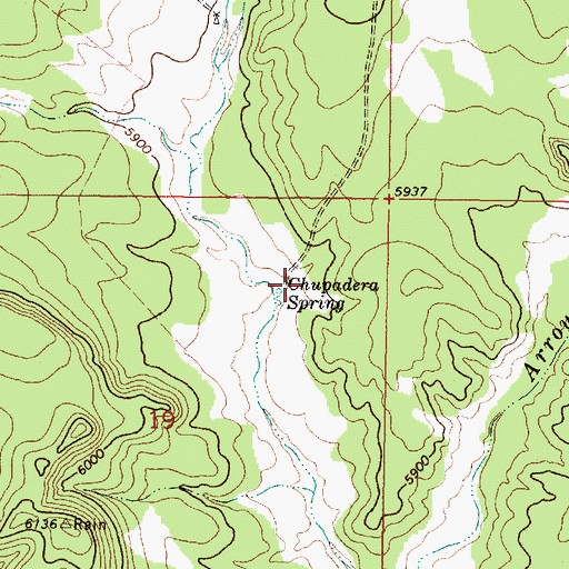 Topographic Map of Chupadera Spring, NM