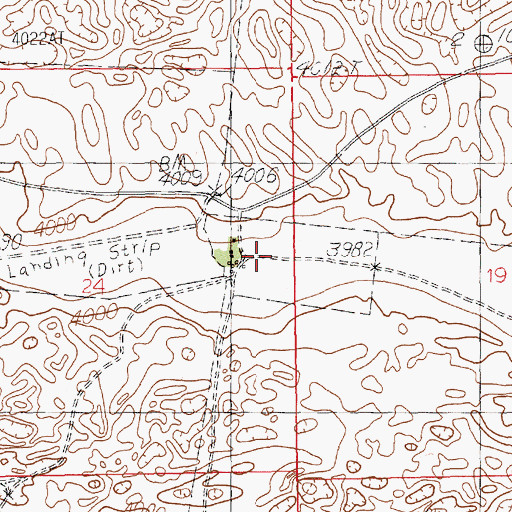Topographic Map of Coldwater Ranch, NM