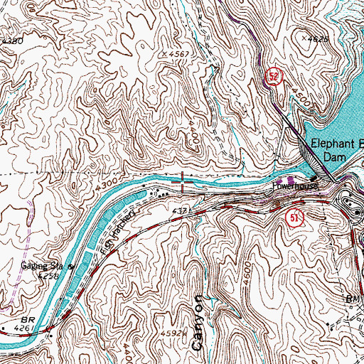 Topographic Map of Coyote Canyon, NM
