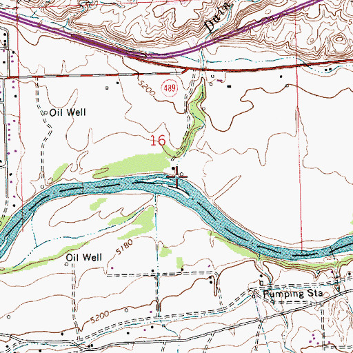 Topographic Map of Dain Arroyo, NM