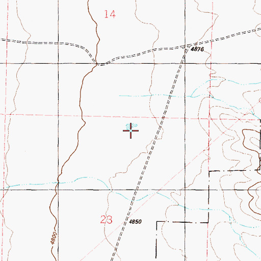 Topographic Map of Davis Tank, NM