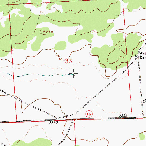 Topographic Map of Deep Water Draw, NM