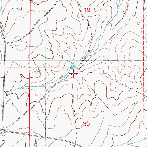 Topographic Map of Dirt Tank Well, NM