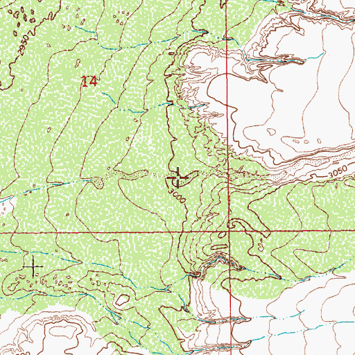 Topographic Map of Dog Town Draw, NM