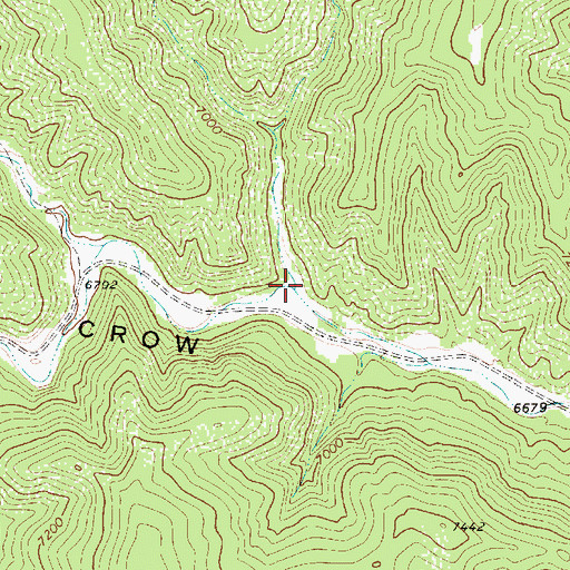 Topographic Map of Dry Canyon, NM