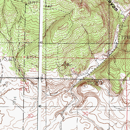 Topographic Map of Early Mine, NM