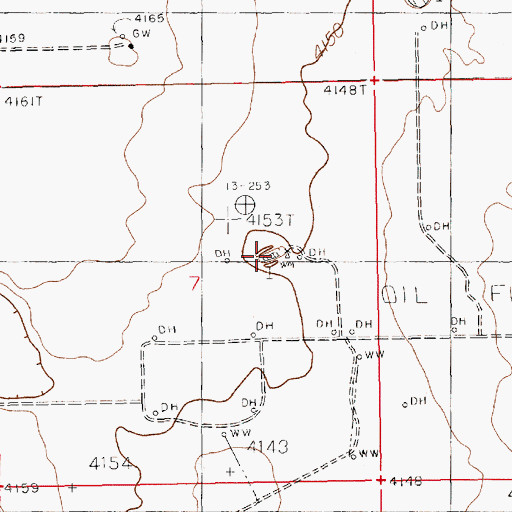 Topographic Map of East Windmill, NM