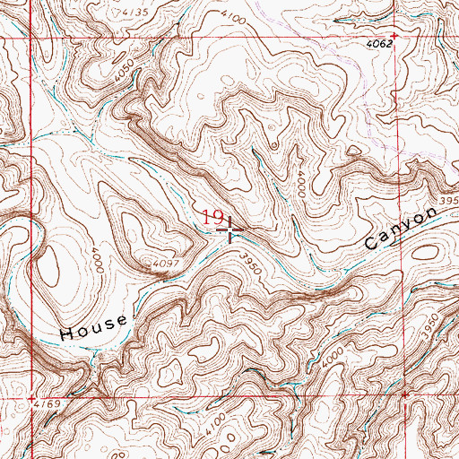 Topographic Map of Eddleman Draw, NM
