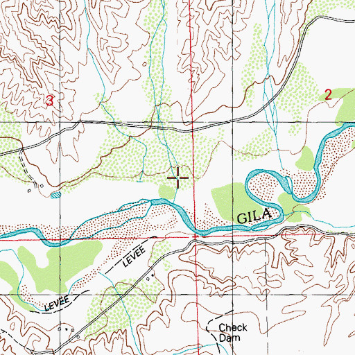 Topographic Map of Elliot Canyon, NM