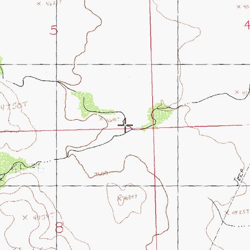 Topographic Map of Emory Canyon, NM