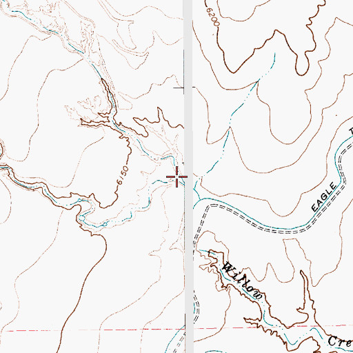 Topographic Map of Falls Creek, NM