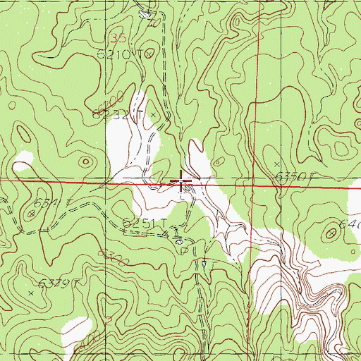 Topographic Map of Fenceline Windmill, NM