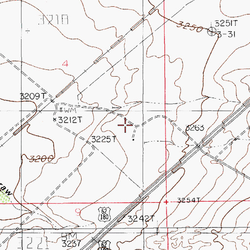 Topographic Map of Fenton Ranch, NM