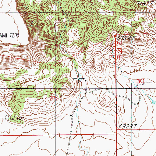 Topographic Map of Fernandez Ranch, NM