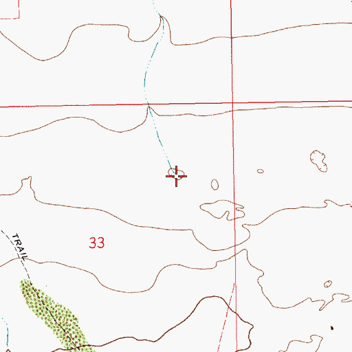 Topographic Map of Fight in Hollow Draw, NM