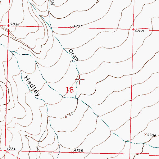 Topographic Map of Finger-Ring Draw, NM