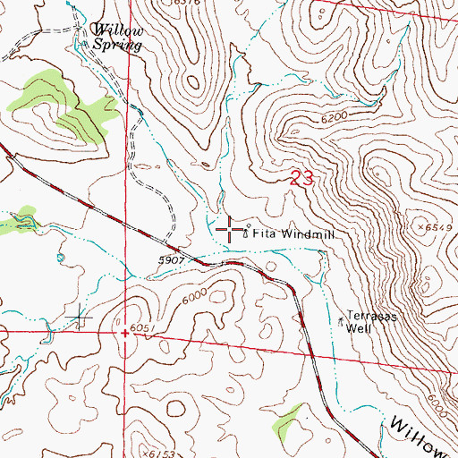Topographic Map of Fita Windmill, NM