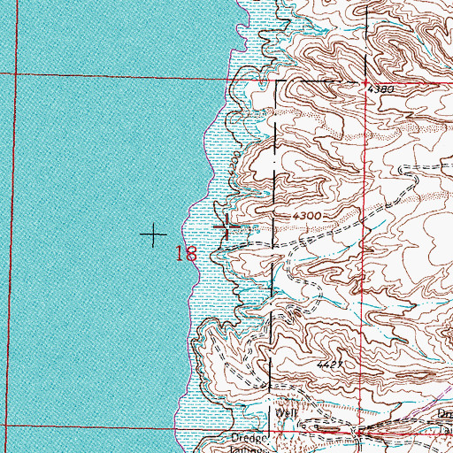 Topographic Map of Flordillo Canyon, NM