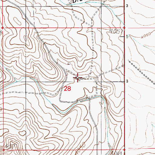 Topographic Map of Frazor Windmill, NM