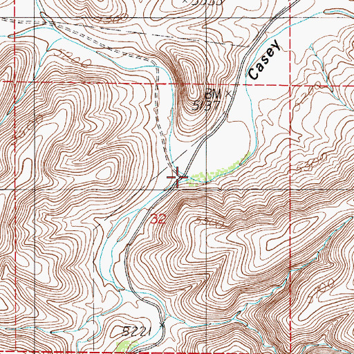 Topographic Map of Gallo Canyon, NM