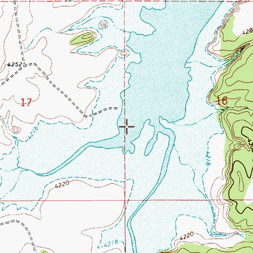 Topographic Map of Garita Creek, NM