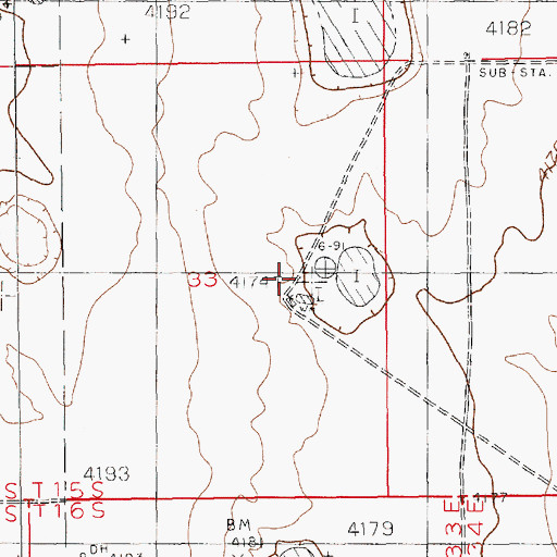 Topographic Map of Garrett Windmill, NM