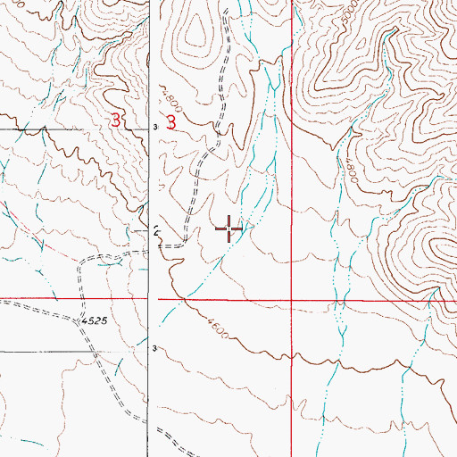 Topographic Map of George Draw, NM